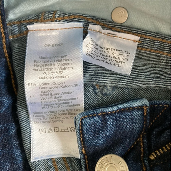 Madewell Curvy Perfect Vintage Jean, sz 26, Dark Wash - Picture 9 of 10